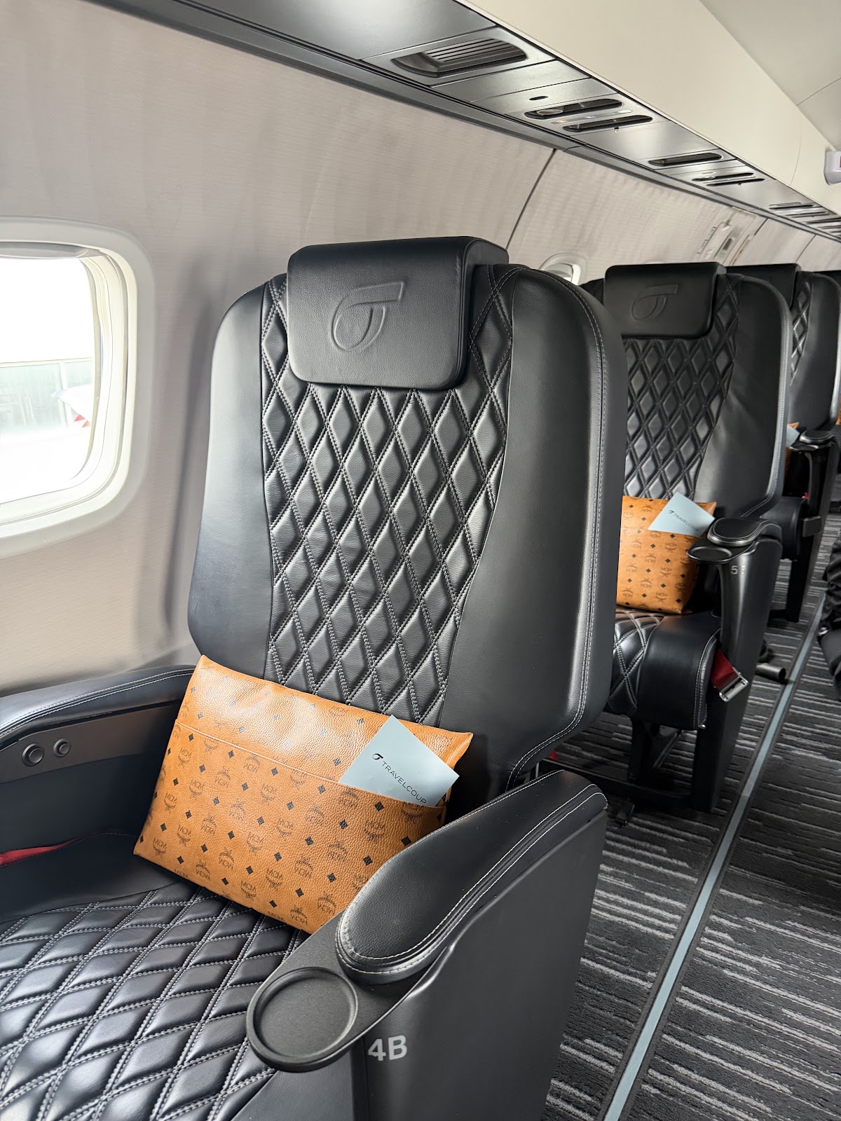 Aufbereitete Kabine eines Business Jets